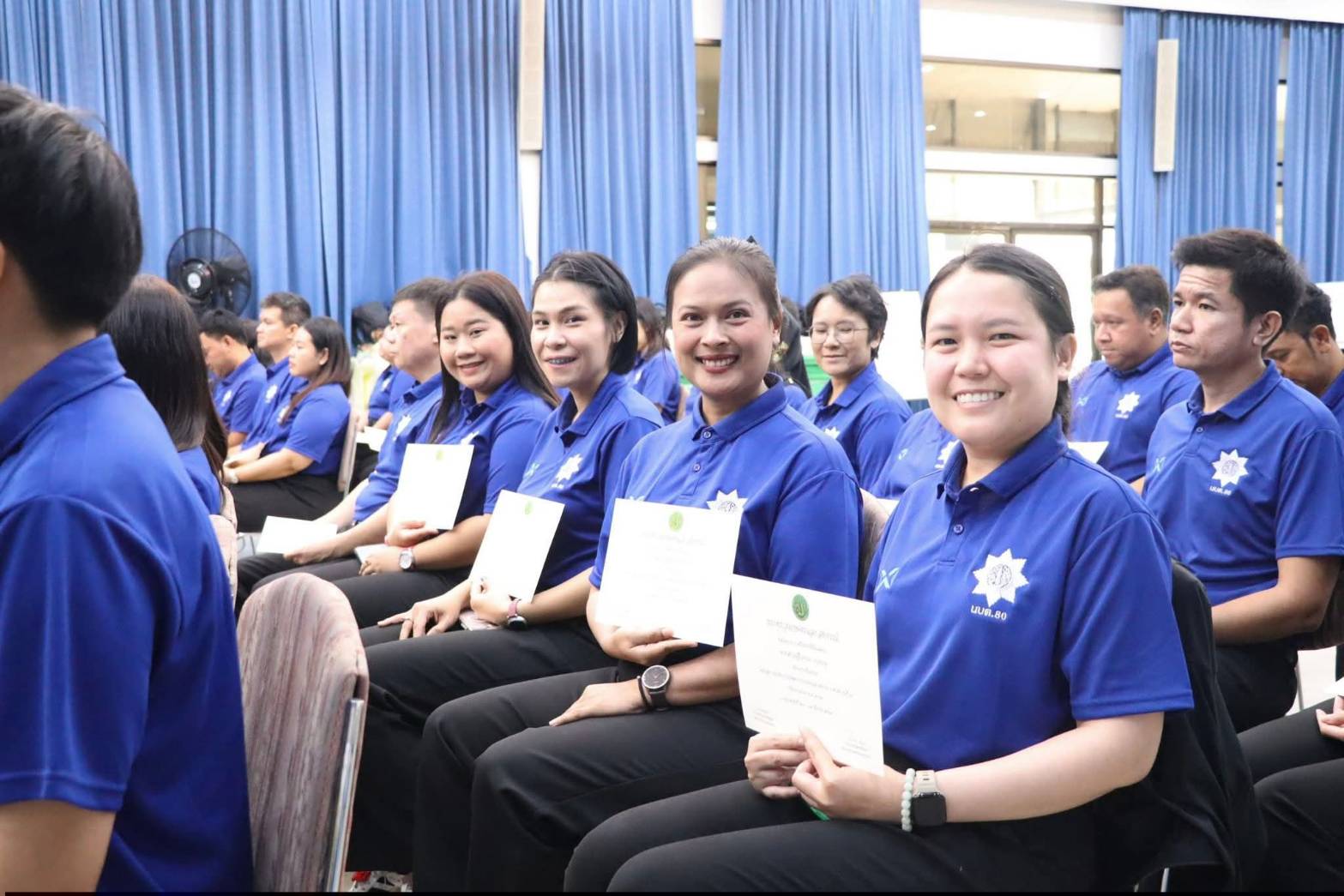 title - รองปลัดกระทรวงเกษตรและสหกรณ์ เป็นประธานในพิธีปิดและมอบประกาศนียบัตรแก่ผู้ผ่านการฝึกอบรมหลักสูตร นักบริหารการพัฒนาการเกษตรและสหกรณ์ ระดับต้น รุ่นที่ 80 ณ หอประชุมหม่อมราชวงศ์หญิงรสลิน คัคณางค์ ศูนย์ส่งเสริมและพัฒนาอาชีพเสริมนอกภาคการเกษตร (ศูนย์ศิลปาชีพ บางไทรฯ (เดิม))